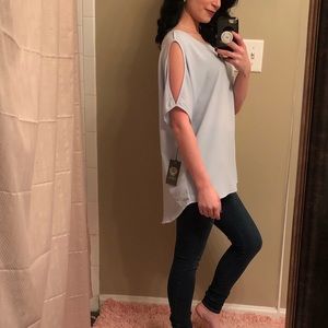 NWT Cold Shoulder Blouse